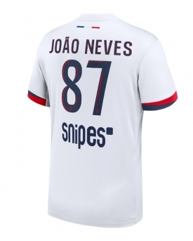 Billige Fotballdrakt Paris Saint-Germain Joao Neves #87 Replika Bortedrakt 2025-26 Kortermet Billige Fotballdrakt Paris Saint-Germain Joao Neves #87 Replika Bortedrakt 2025-26 Kortermet